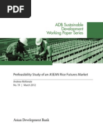 Download Prefeasibility Study of an ASEAN Rice Futures Market by Asian Development Bank SN88675348 doc pdf