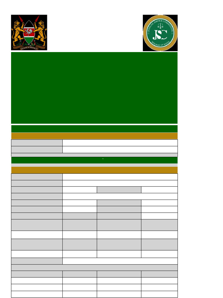 Judicial Service Commission Job Application | PDF | Justice | Crime ...