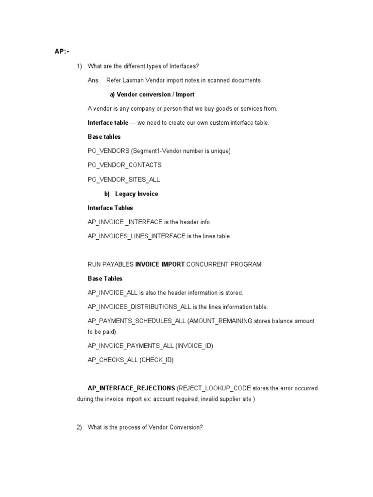 Ap Faq | PDF | Accounts Payable | Invoice