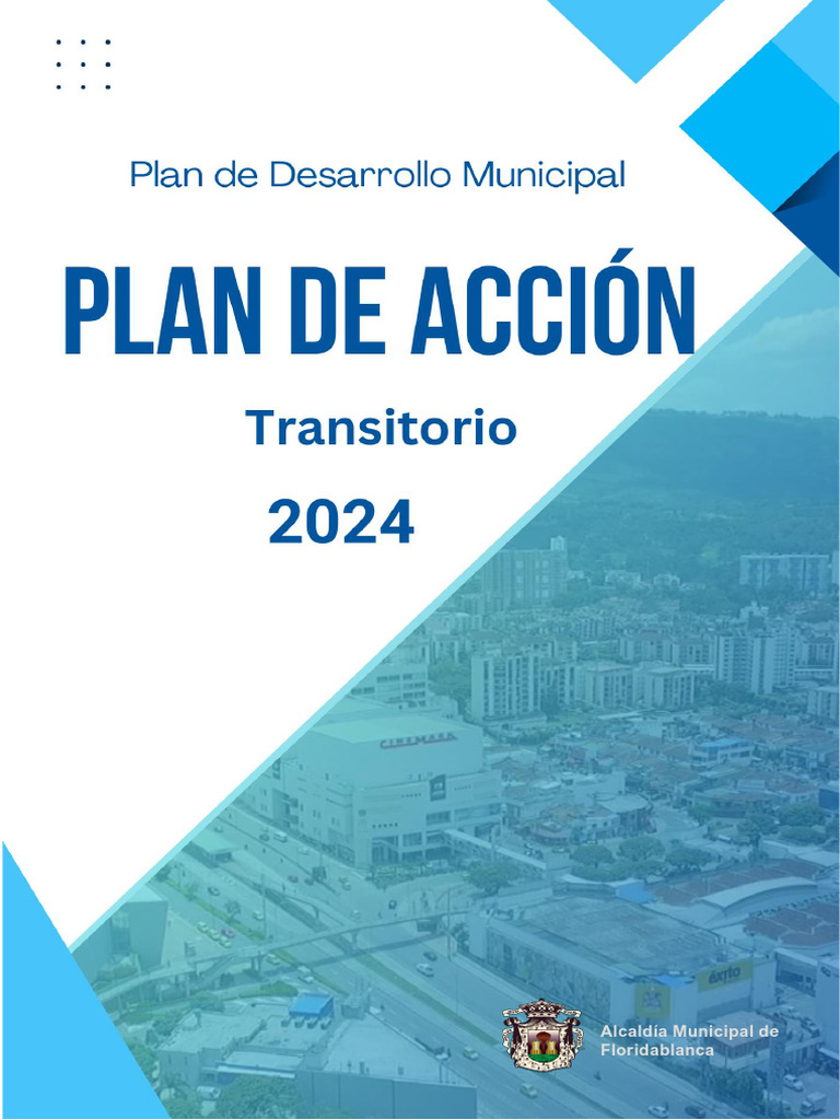 Plan de Acción Transitorio 2024 Floridablanca | PDF | Planificación ...