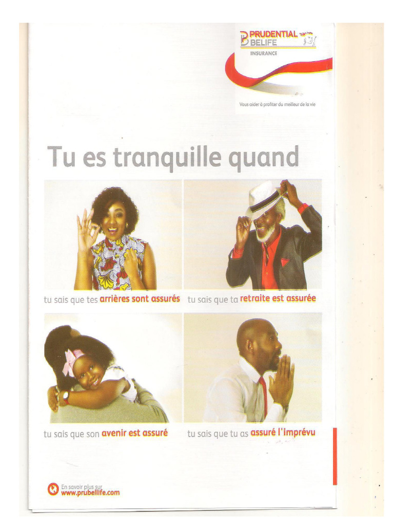 Prospectus Numérique Produits Prudential-Belife Insurance | PDF