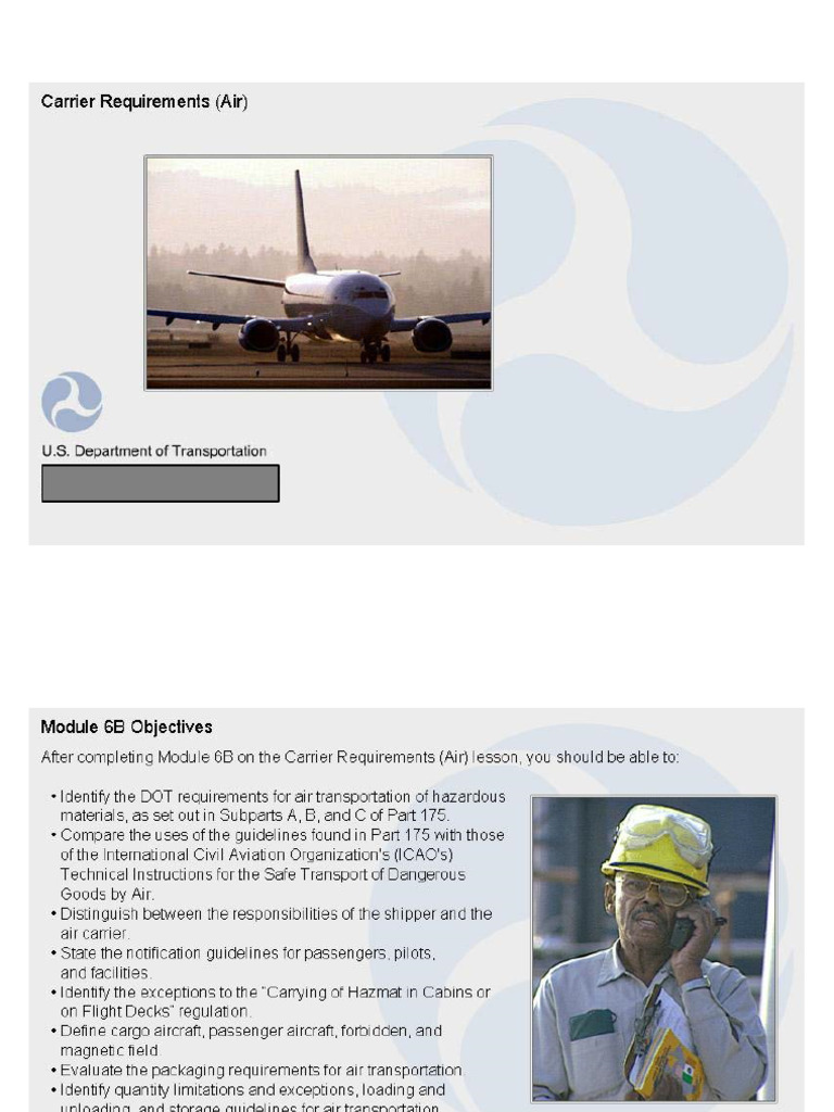 Hazmat Air Carrier | PDF