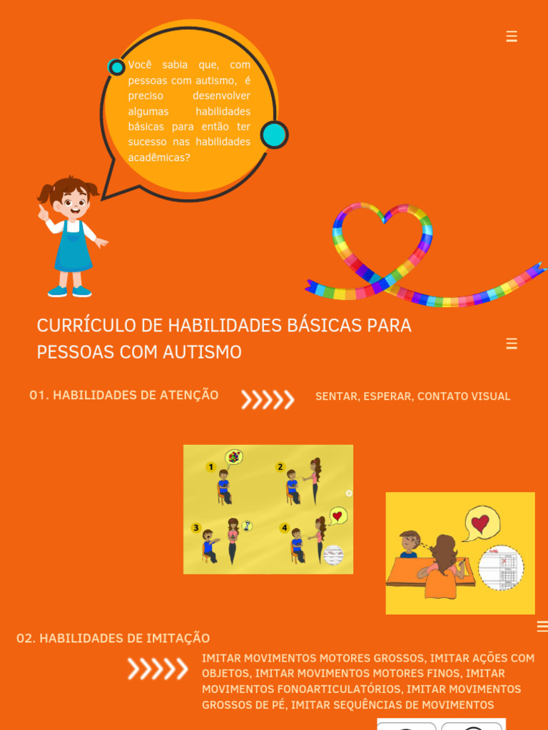 Habilidades Básicas para Autistas | PDF