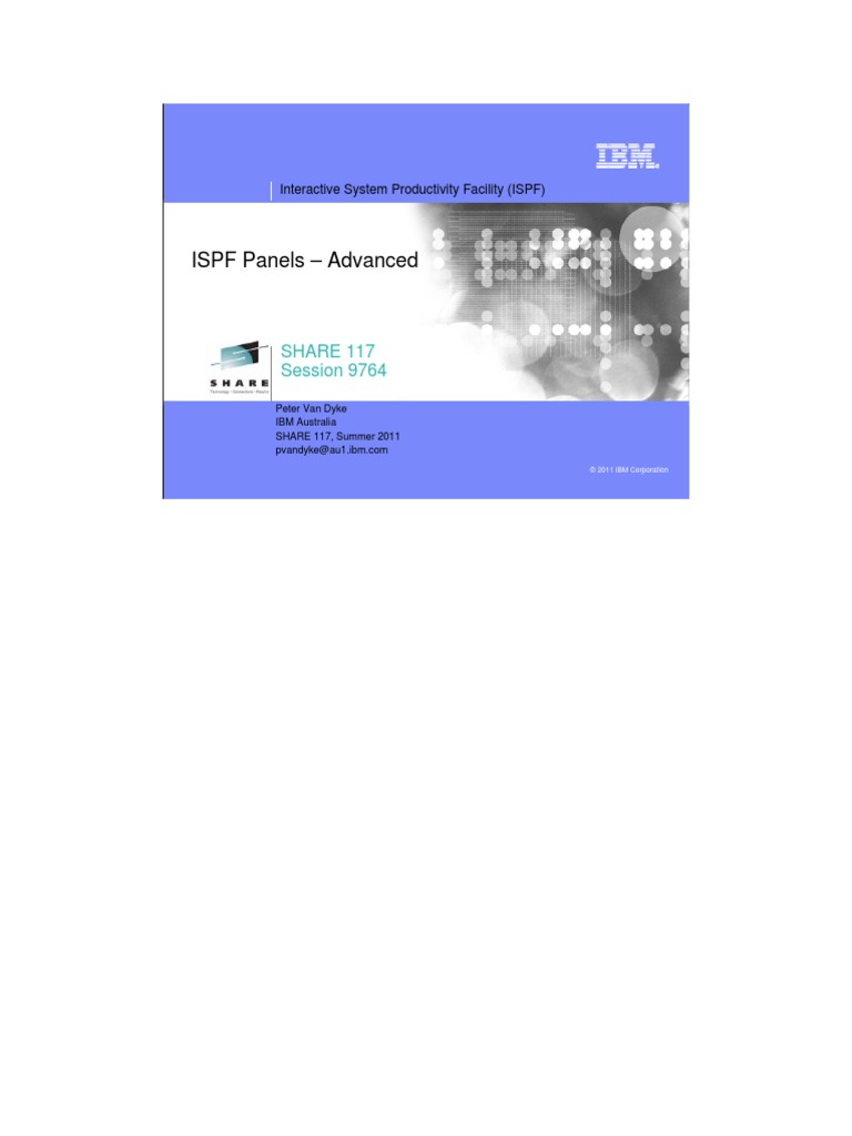 S9764 - IsPF Panels Advanced | PDF | Computers