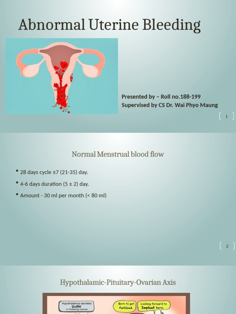 Causes of Intermenstrual Bleeding | PDF | Menstrual Cycle | Menstruation
