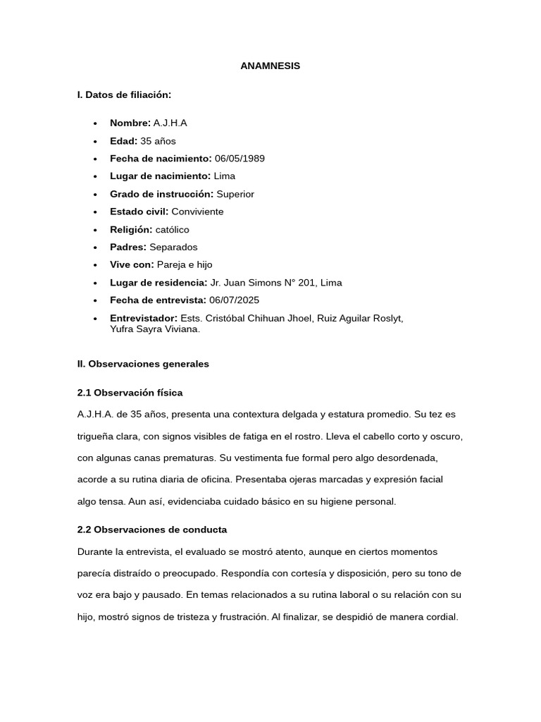 Anamnes Is | PDF