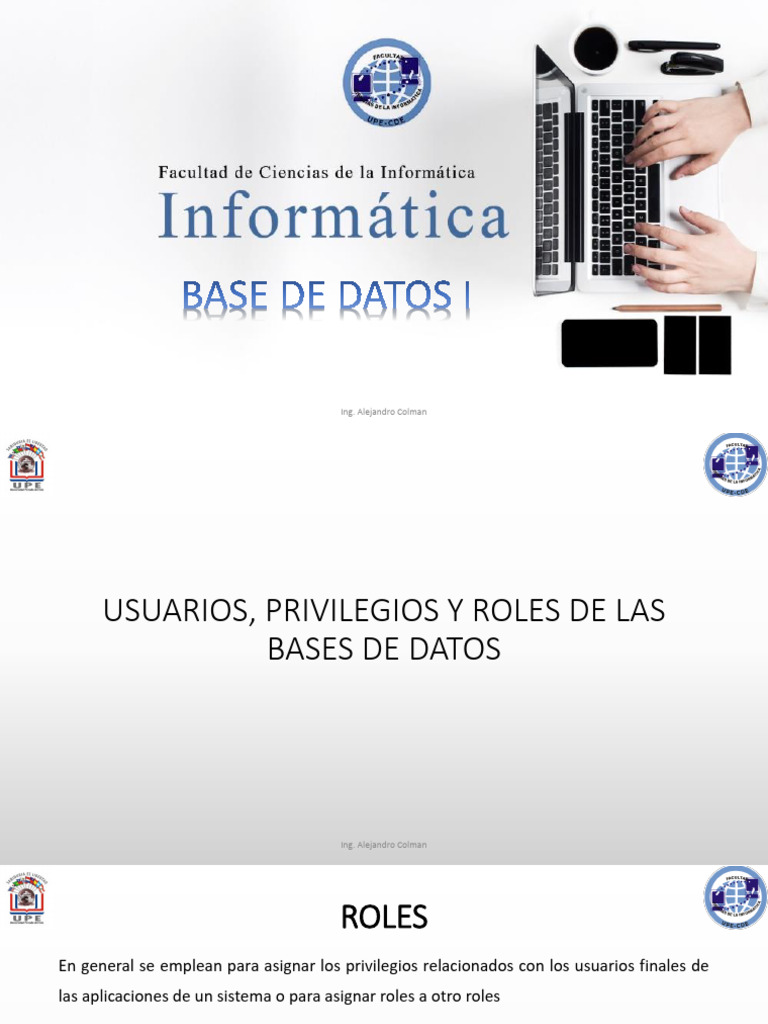 Usuarios y Roles en Bases de Datos | PDF | Bases de datos | Usuario ...
