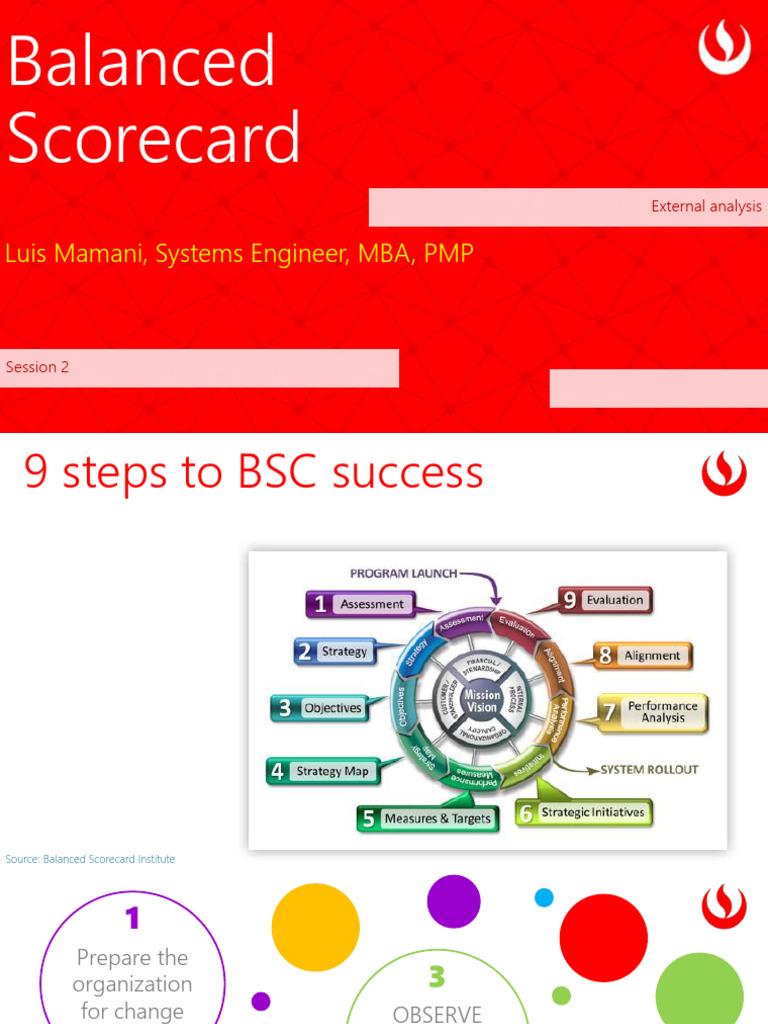 Estrategias para el Éxito del Balanced Scorecard | PDF | Planificación ...