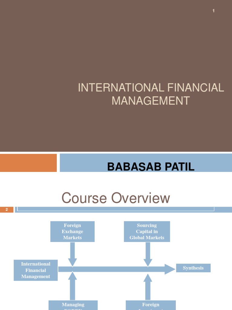 International Financial Management Overview | PDF | Foreign Exchange ...
