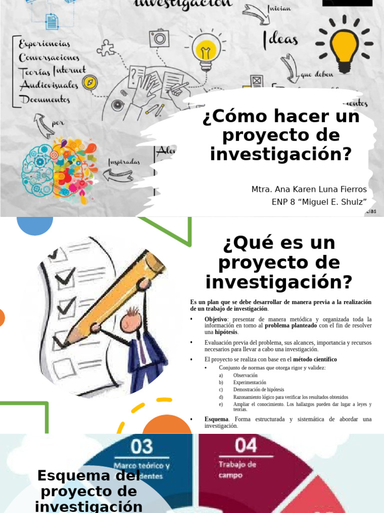 Guía para elaborar un proyecto de investigación | PDF | Teoría | Hipótesis