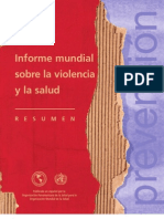 OMS Informe Violencia 2002