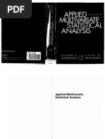 Download Applied Multivariate Statistical Analysis by Johnson Wichern by Jooyong Nam SN88680174 doc pdf