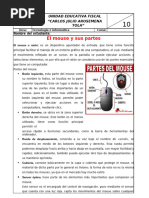 Partes del mouse y sus funciones | PDF | Botón (Computación) | Periférico