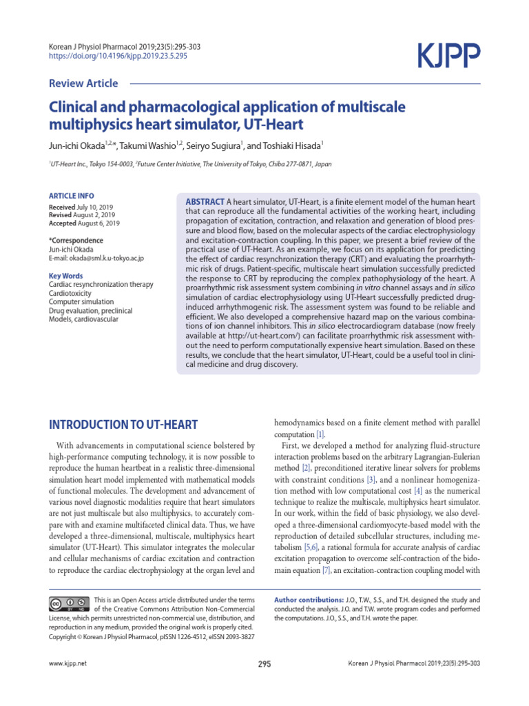 Multiscale Heart Simulator UT-Heart | PDF | Electrocardiography | Heart