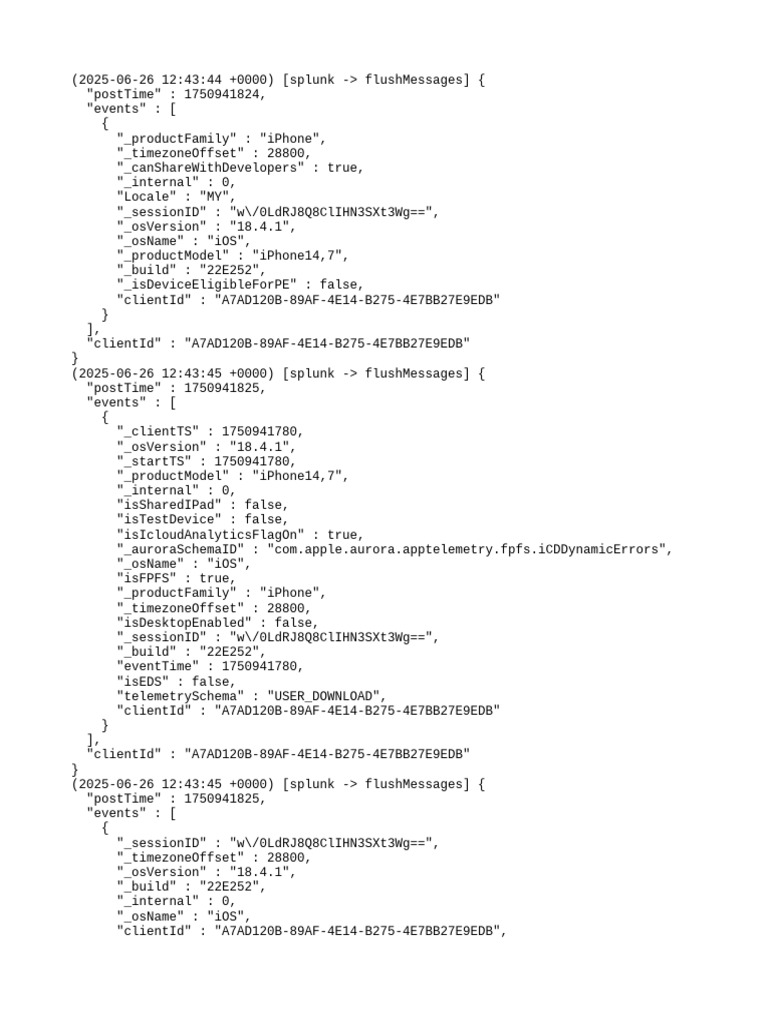 RTC Reporting Message Log for iPhone | PDF | Tablet Computer ...