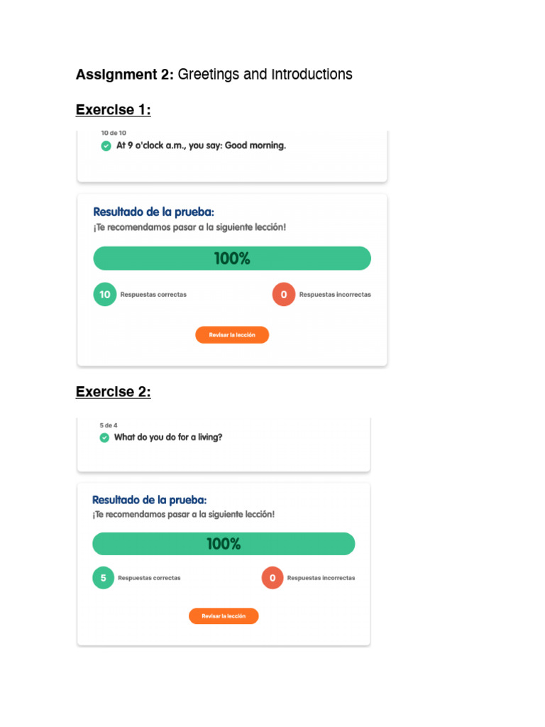 Zaira - Assignment 2 - Greetings and Introductions | PDF