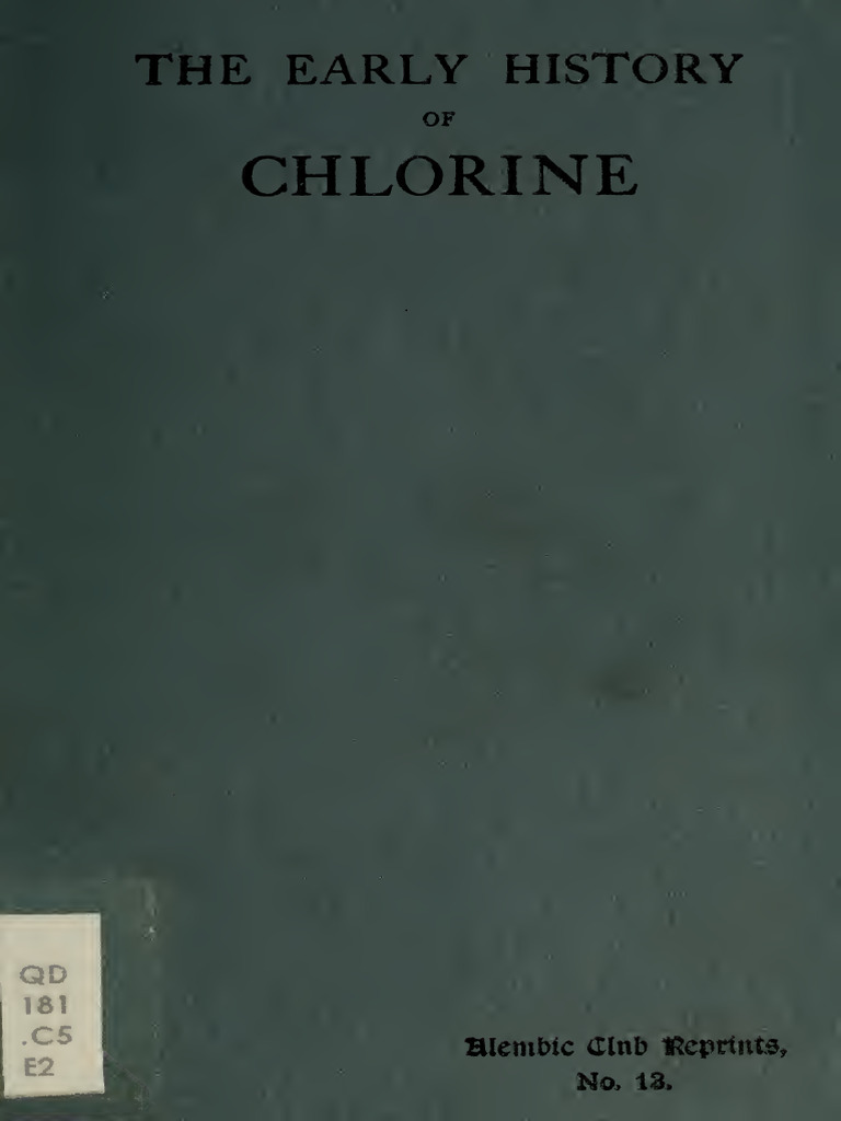 Early Discoveries of Chlorine | PDF | Physical Chemistry | Chemistry