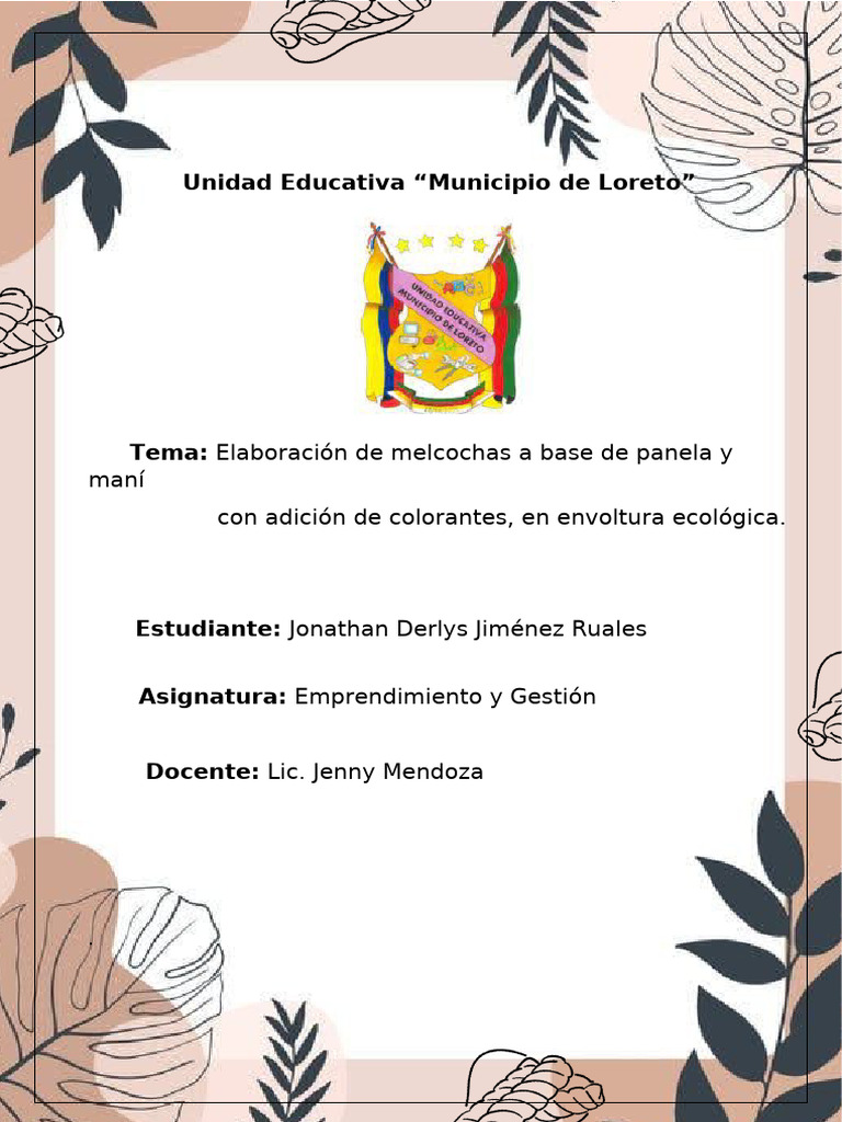 Proyecto de Emprendimiento y Gestion | PDF