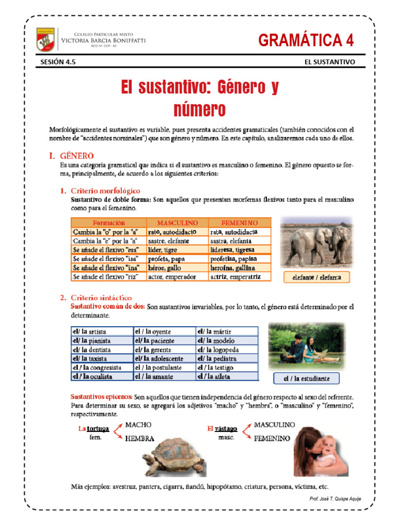 Ficha #4.3 - Gramática 4 Uda 4 | PDF