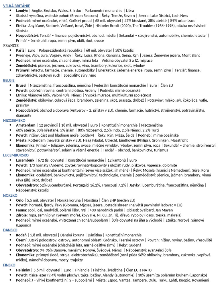Evropa Prehled | PDF