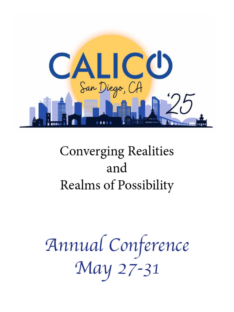 CALICO 2025 Conference Overview | PDF | Language Education | English As ...