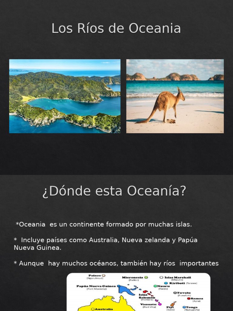 Ríos Importantes de Oceanía | PDF