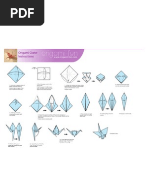 Origami Crane Print