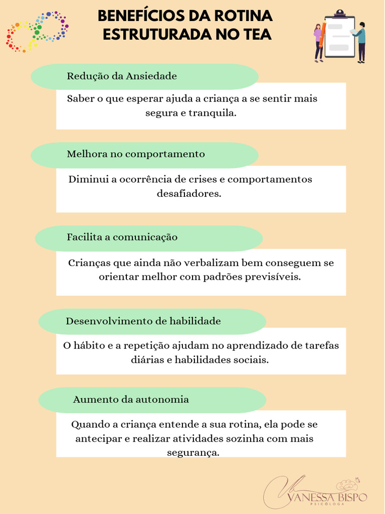 Benefícios da Rotina no TEA | PDF