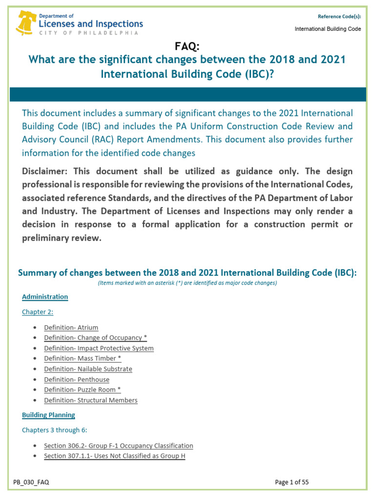IBC 2021 Changes Overview | PDF | Deep Foundation | Wall