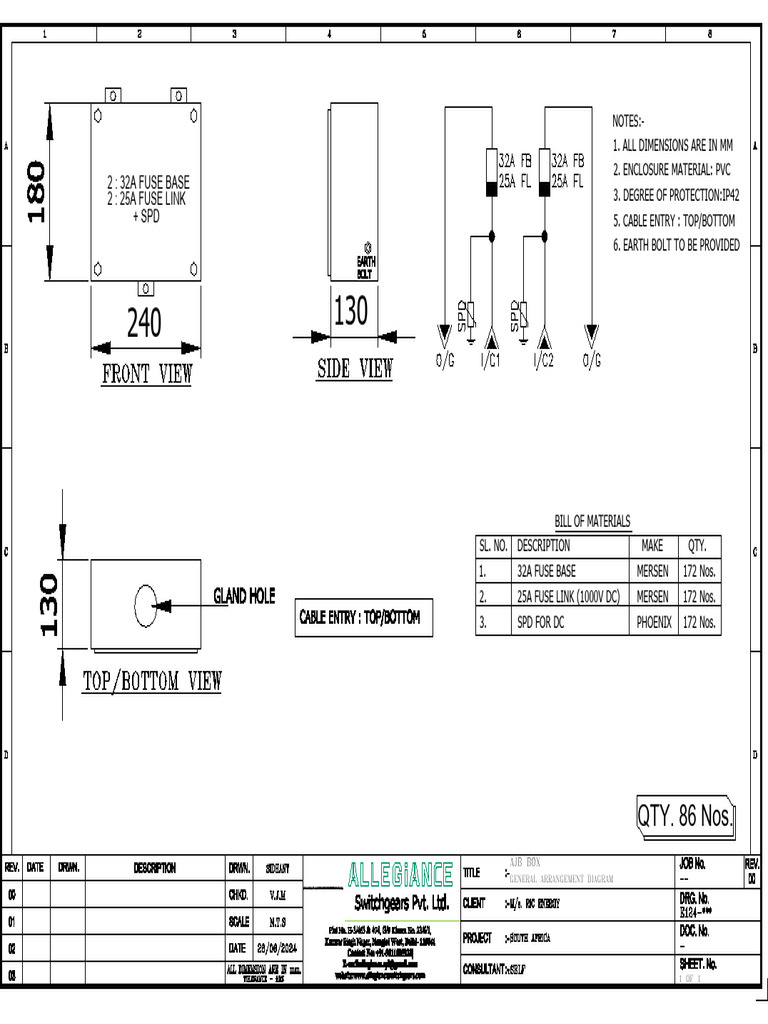 AJB Box General Arrangement Diagram | PDF