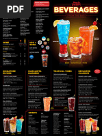 Topgolf Menu and Pricing Details | PDF | Hamburgers | Anheuser Busch Brands