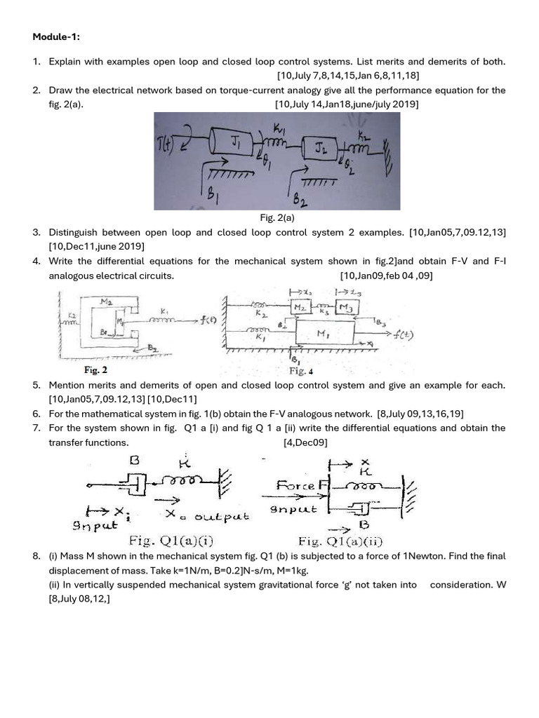Control Systems: Open/Closed Loop Analysis | PDF | Feedback | Damping