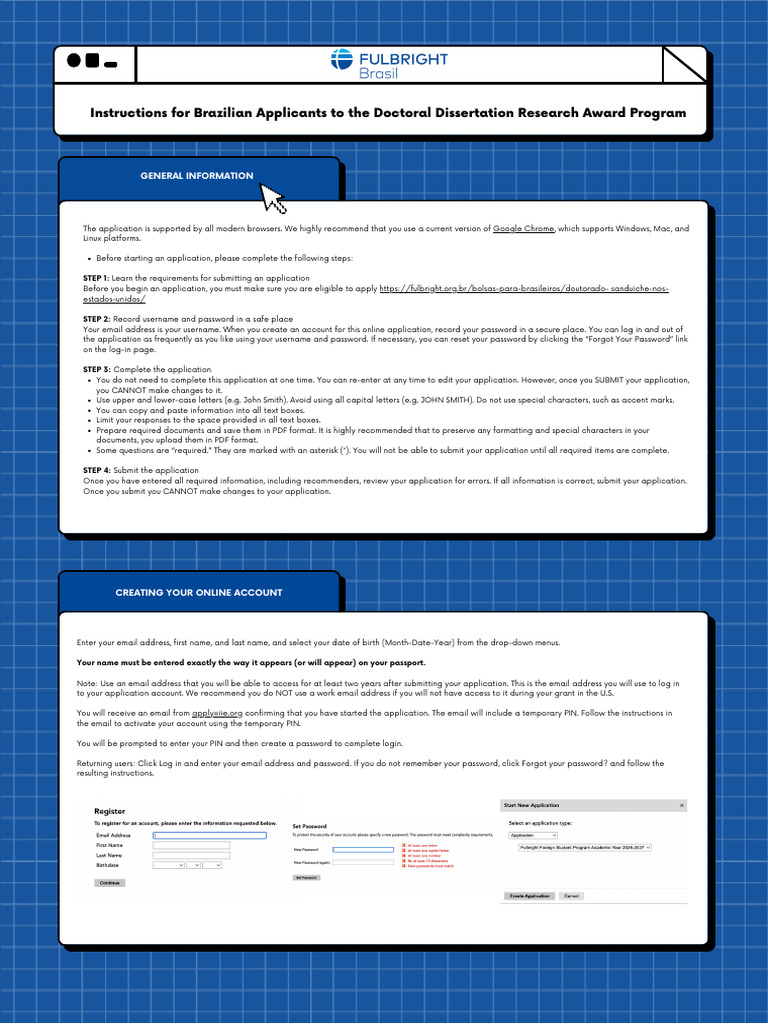 Guidelines for Brazilian DDRA Applicants | PDF | Password | Essays