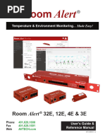 Room Alert User Manual | PDF | Ip Address | Email