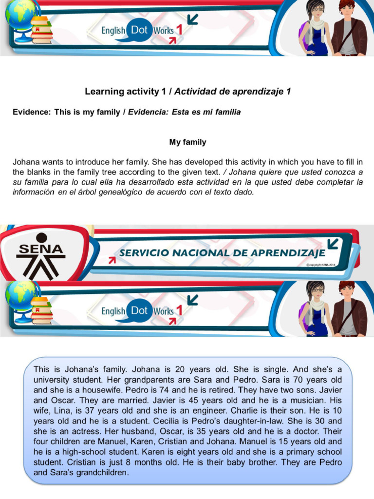 Activity - My Family | PDF