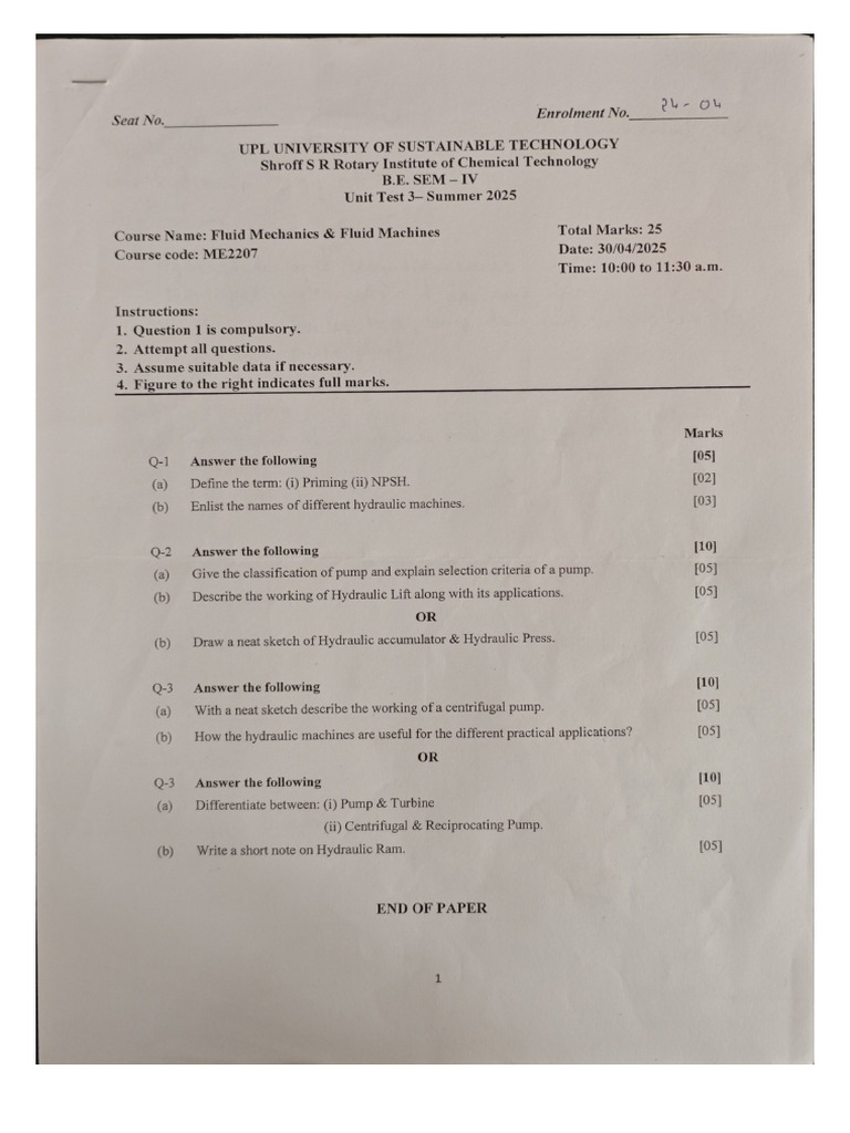 Unit Test 3 | PDF