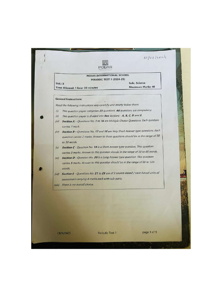Science Pyq - Compressed | PDF