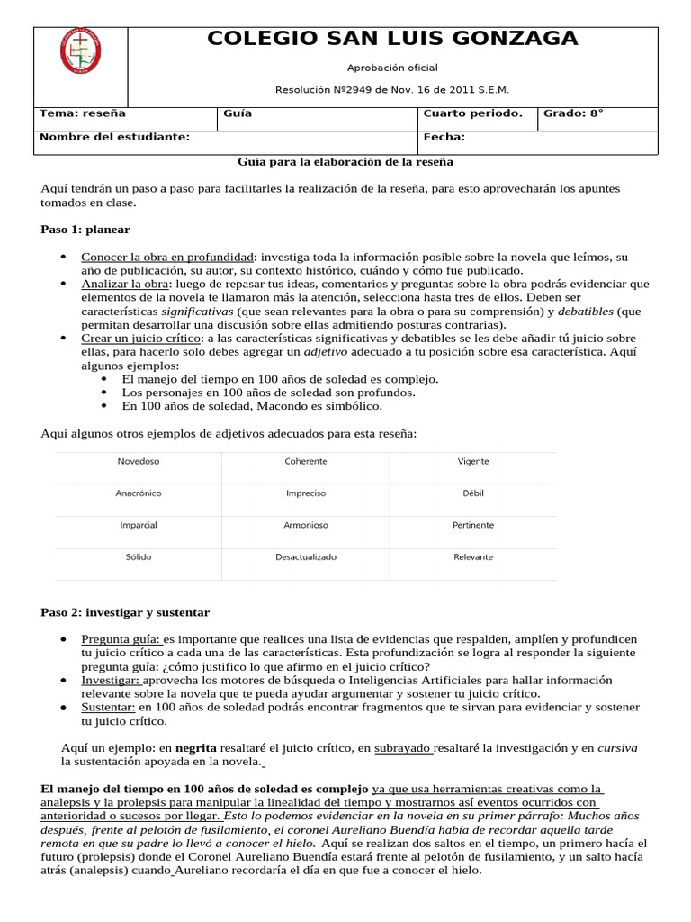 Formato Guias Oficio Vertical Pdf