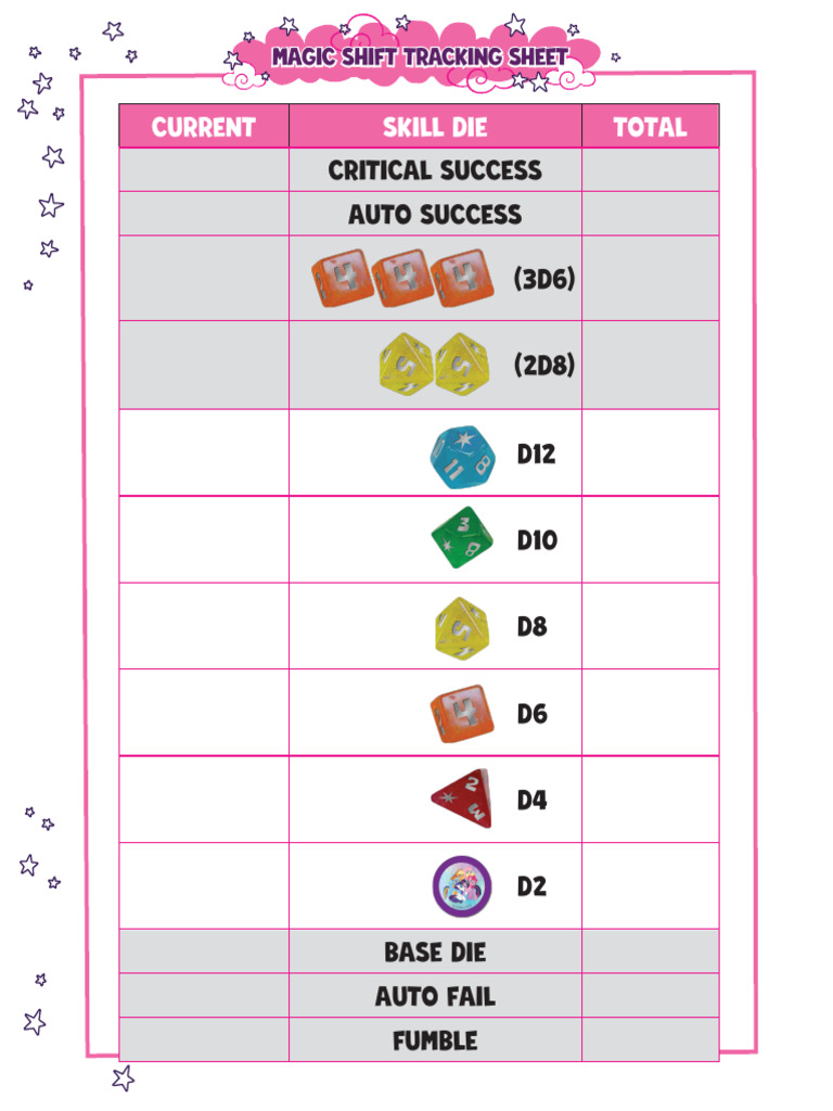 Magic Shift Tracking Sheet Guide | PDF