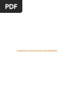 Download Ultrasonic Based Distance Measurement by Deepkar Reddy SN88688522 doc pdf