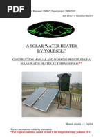 Download Low-Cost Homemade Do it yourself DIY Solar water heater manual by AndySEM SN88689182 doc pdf