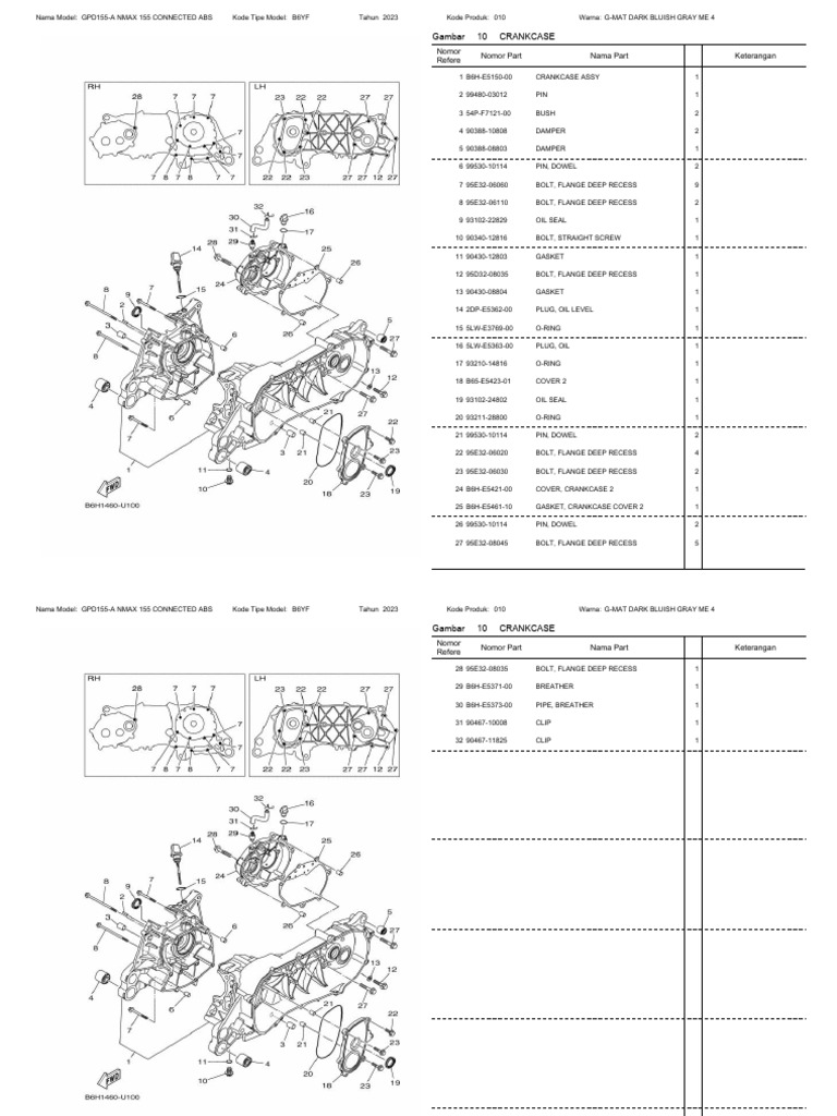 NMAX 155 Parts Catalogue GPD155-A | PDF
