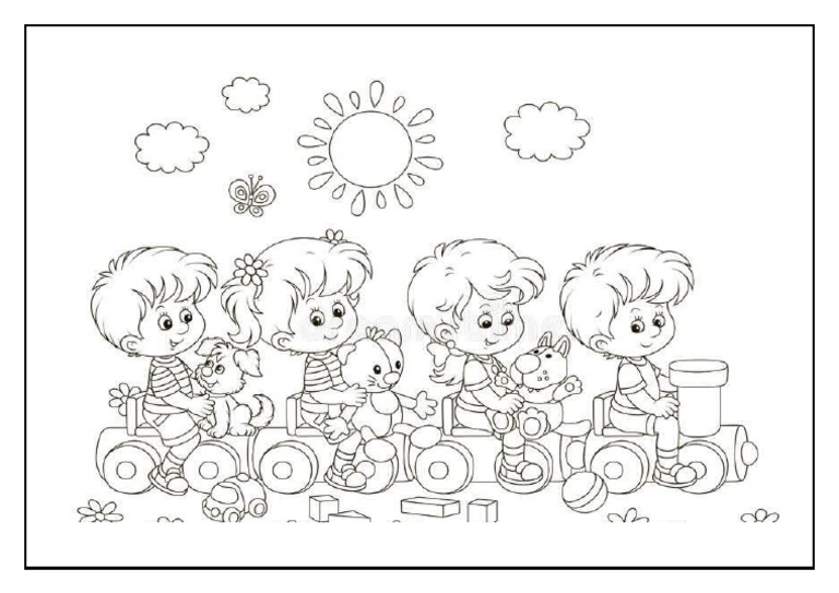 Colouring Kids | PDF