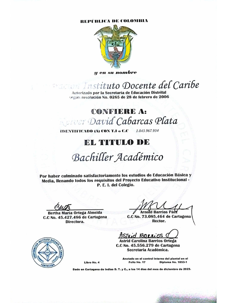 Diploma de Keiver - Diploma de Keiver | PDF