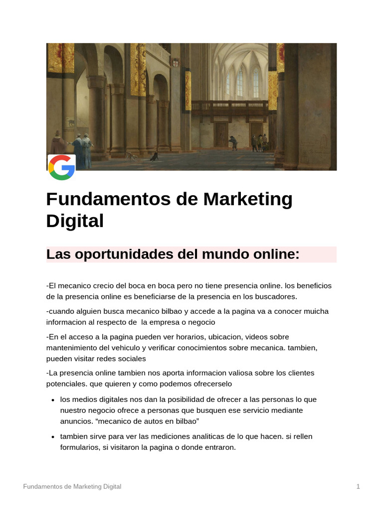 Fundamentos de Marketing Digital | PDF | Posicionamiento en buscadores ...