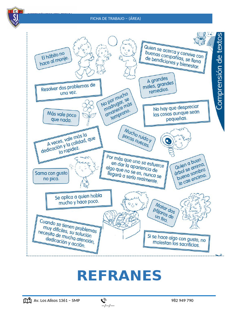 5° Refranes | PDF