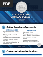 College Station Outside Agency Funding