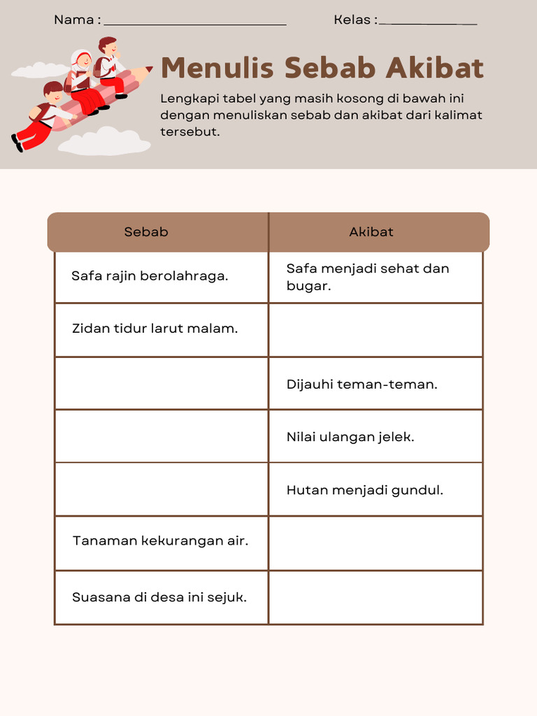 Sebab Akibat dalam Kehidupan Sehari-hari | PDF