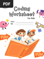 Worksheet Coding Anak TK | PDF