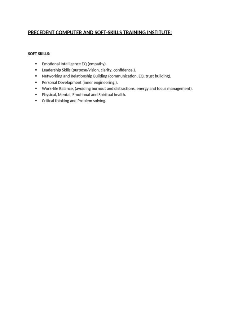 Precedent Computer and Soft | PDF